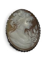 Spilla Mandile 1922 Donna Cammei  in Argento Conchiglia 2MSPCM35.14.26